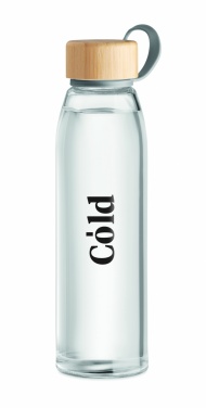 Logo trade promotional merchandise picture of: Glass bottle 500 ml