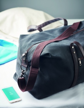 Logotrade promotional products photo of: Weekend bag in canvas 450gr/m²