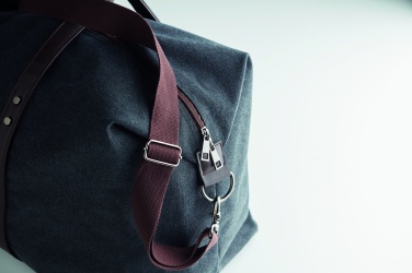 Logo trade promotional giveaway photo of: Weekend bag in canvas 450gr/m²