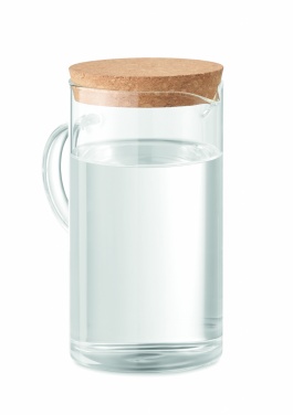 Logo trade promotional item photo of: Borosilicate glass decanter 1L