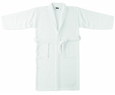 Logo trade corporate gifts image of: Bathrobe organic cotton XL/XXL