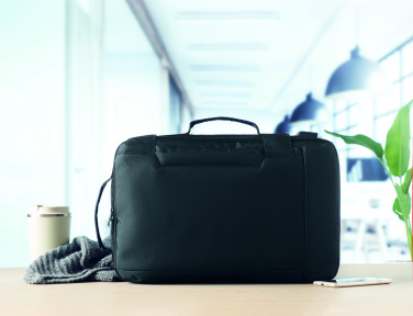 Logo trade business gift photo of: Laptop backpack in 300D RPET