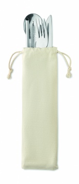 Logo trade corporate gifts picture of: Cutlery set stainless steel