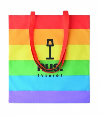 Logo trade promotional item photo of: 200 gr/m² cotton shopping bag