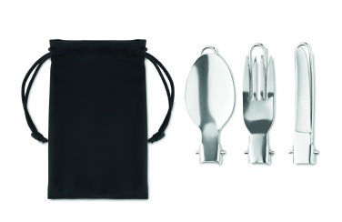 Logotrade promotional gift image of: 3-piece camping cutlery set