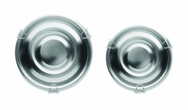 Logo trade business gift photo of: Set of 2 stainless steel boxes