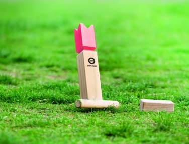 Logo trade promotional items image of: Pinewood outdoor throwing game