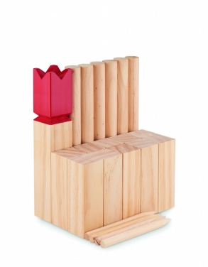 Logo trade advertising products image of: Pinewood outdoor throwing game