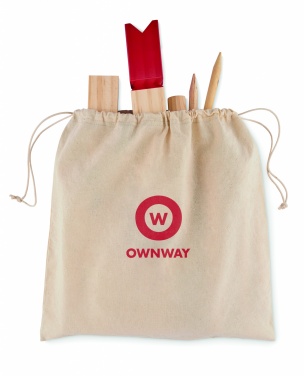 Logo trade promotional product photo of: Pinewood outdoor throwing game