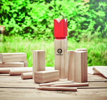 Logo trade promotional product photo of: Pinewood outdoor throwing game