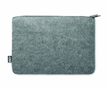 Logotrade promotional giveaway image of: RPET felt zipped laptop bag