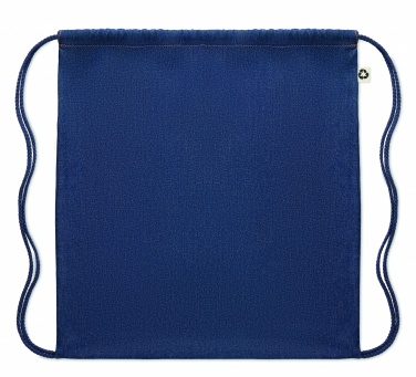 Logotrade promotional product picture of: Recycled denim drawstring bag