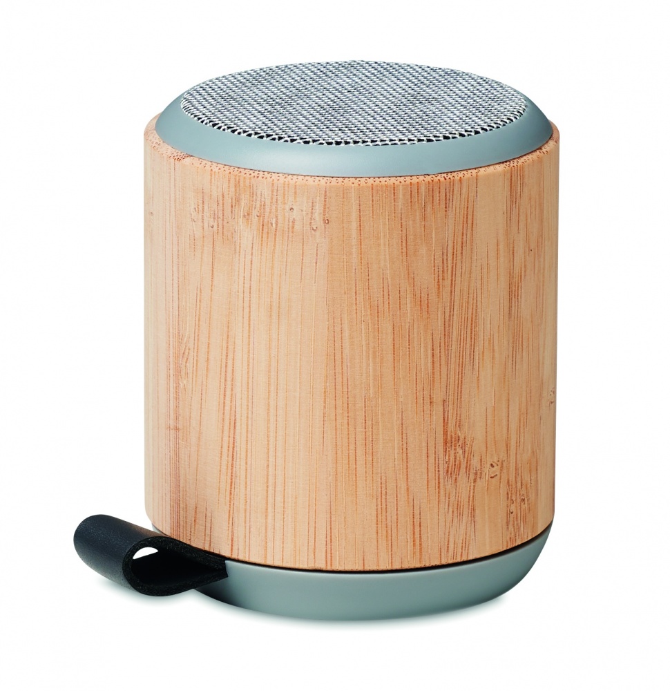 Logo trade promotional gifts picture of: 5.3 wireless bamboo speaker
