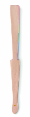 Logotrade promotional gift picture of: Rainbow wooden hand fan