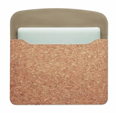 Logo trade business gift photo of: Cork laptop bag magnetic flap