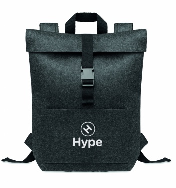 Logo trade promotional items picture of: RPET felt backpack