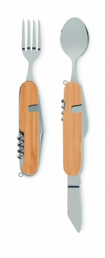 Logo trade promotional merchandise picture of: Multifunction cutlery set