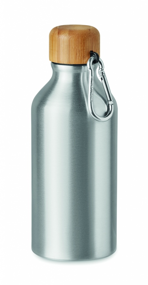 Logo trade advertising products picture of: Aluminium bottle 400 ml