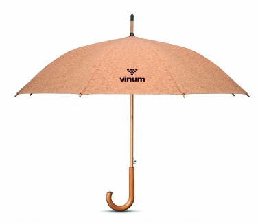 Logo trade promotional giveaway photo of: 25 inch cork umbrella