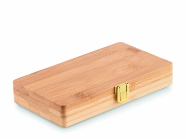 Logotrade promotional item image of: 21 pcs tool set in bamboo case