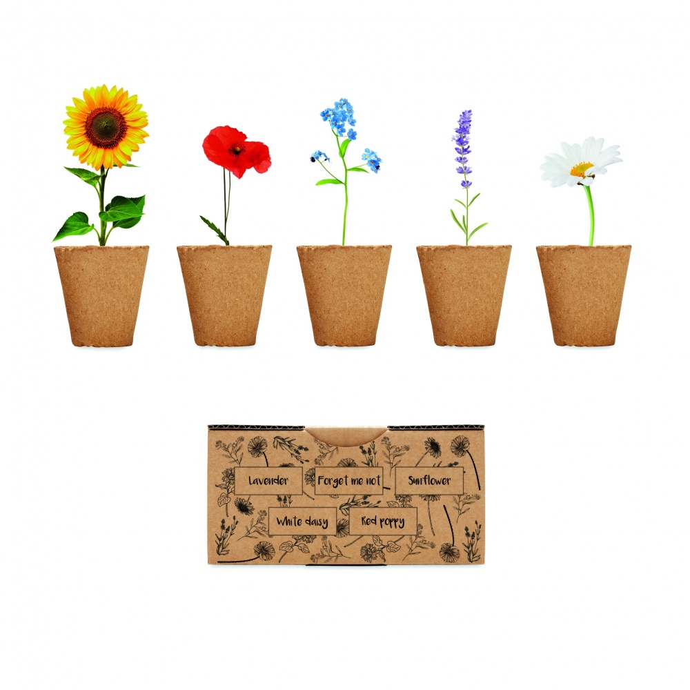 Logo trade promotional merchandise image of: Flowers growing kit