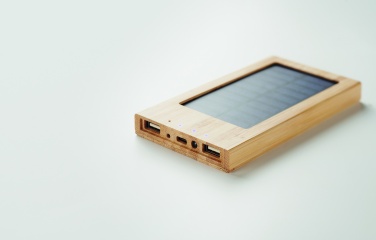 Logo trade business gift photo of: Solar power bank 4000 mAh ARENA SOLAR