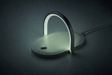 Logo trade promotional merchandise picture of: Light and wireless charger 10W