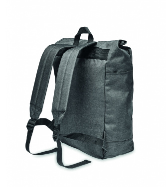 Logotrade corporate gift picture of: 600D RPET 2 tone backpack