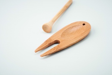 Logo trade business gifts image of: Bamboo golf divot tool