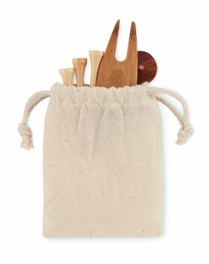 Logo trade promotional gifts image of: Golf accessories set in pouch