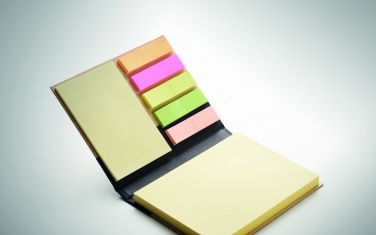 Logo trade corporate gifts picture of: Bamboo sticky note memo pad