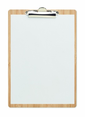 Logotrade promotional gift picture of: A4 bamboo clipboard