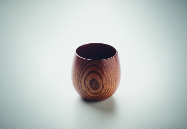 Logotrade promotional product picture of: Oak wooden mug 250 ml
