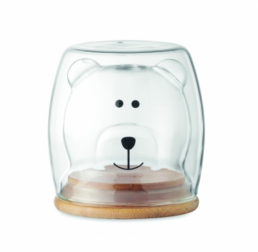 Logo trade corporate gifts picture of: Double wall borosilicate mug