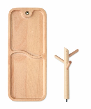 Logo trade promotional giveaway photo of: Wooden organizer tray