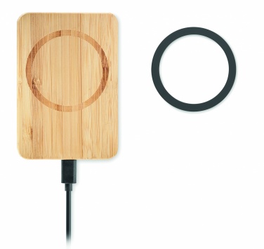 Logo trade business gifts image of: Magnetic wireless charger 15W