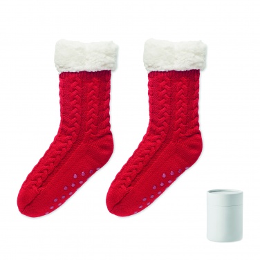 Logo trade promotional merchandise photo of: Pair of slipper sock L