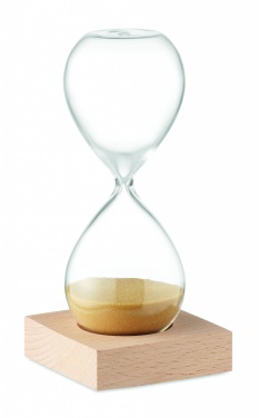 Logo trade advertising product photo of: 5 minute sand hourglass