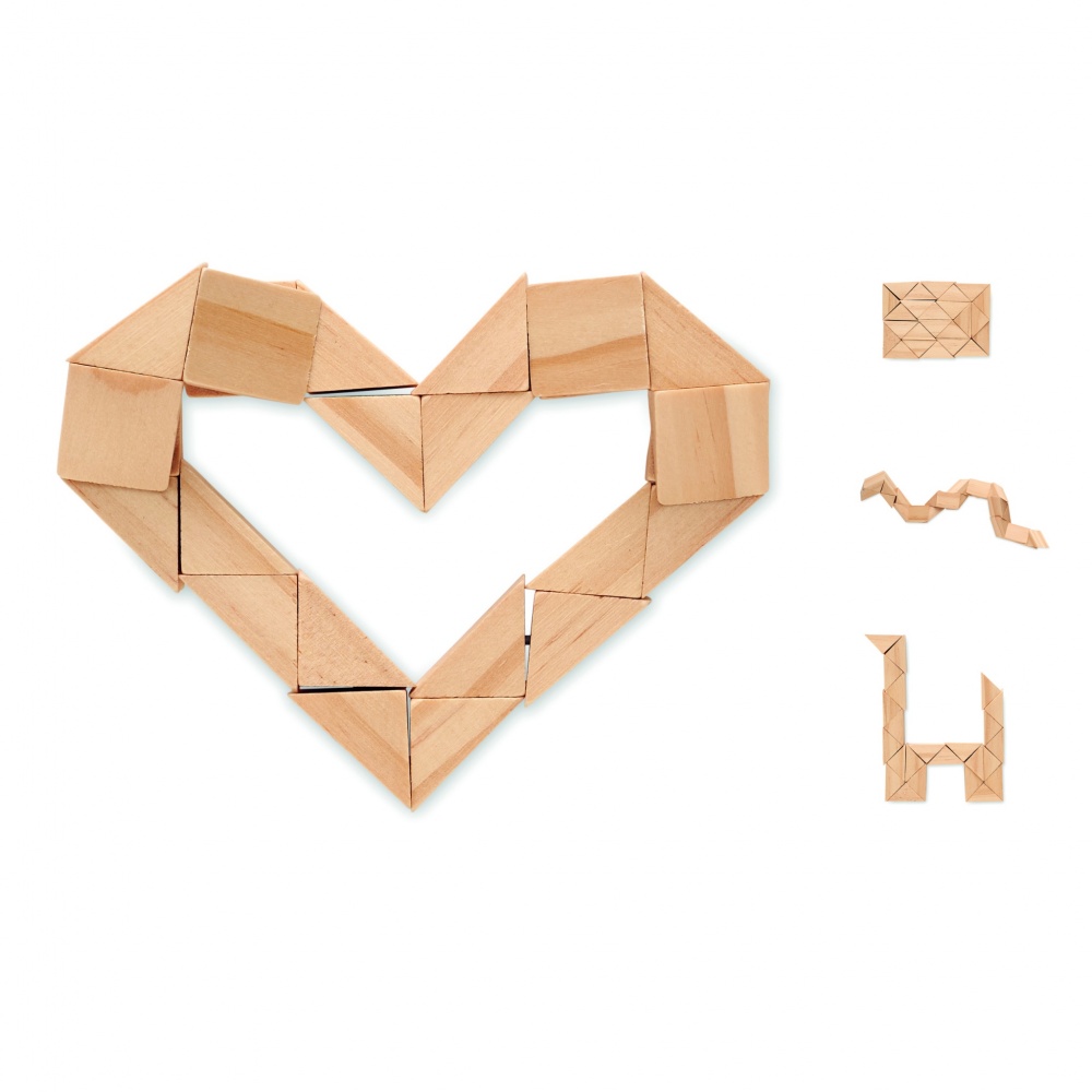 Logotrade advertising product picture of: Wooden puzzle/brain teaser