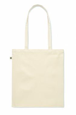 Logo trade promotional merchandise photo of: Organic cotton shopping bag