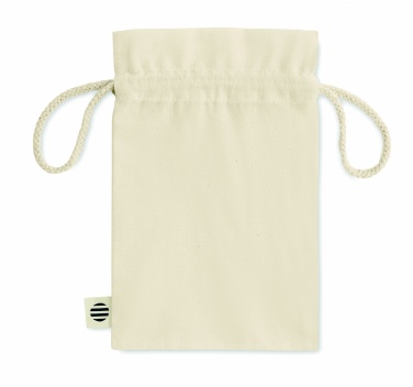 Logo trade advertising products picture of: Small organic cotton gift bag