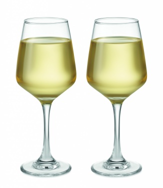 Logotrade corporate gift image of: Set of 2 wine glasses