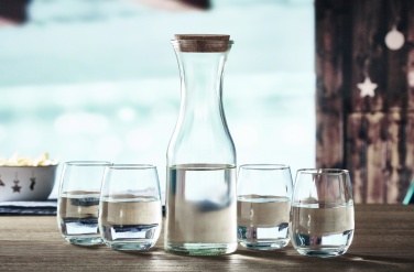 Logo trade promotional items image of: Recycled glass carafe 1L