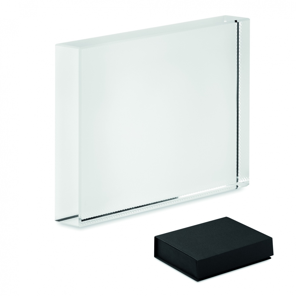 Logo trade promotional items image of: Crystal award