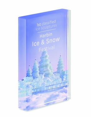 Logo trade promotional gifts image of: Crystal award