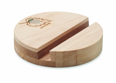 Logotrade promotional merchandise photo of: Birch Wood phone stand