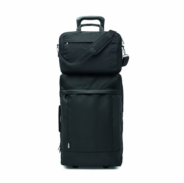 Logo trade promotional giveaway photo of: Laptop bag in washed canvas