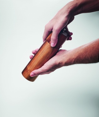 Logo trade business gift photo of: Pepper grinder in acacia wood