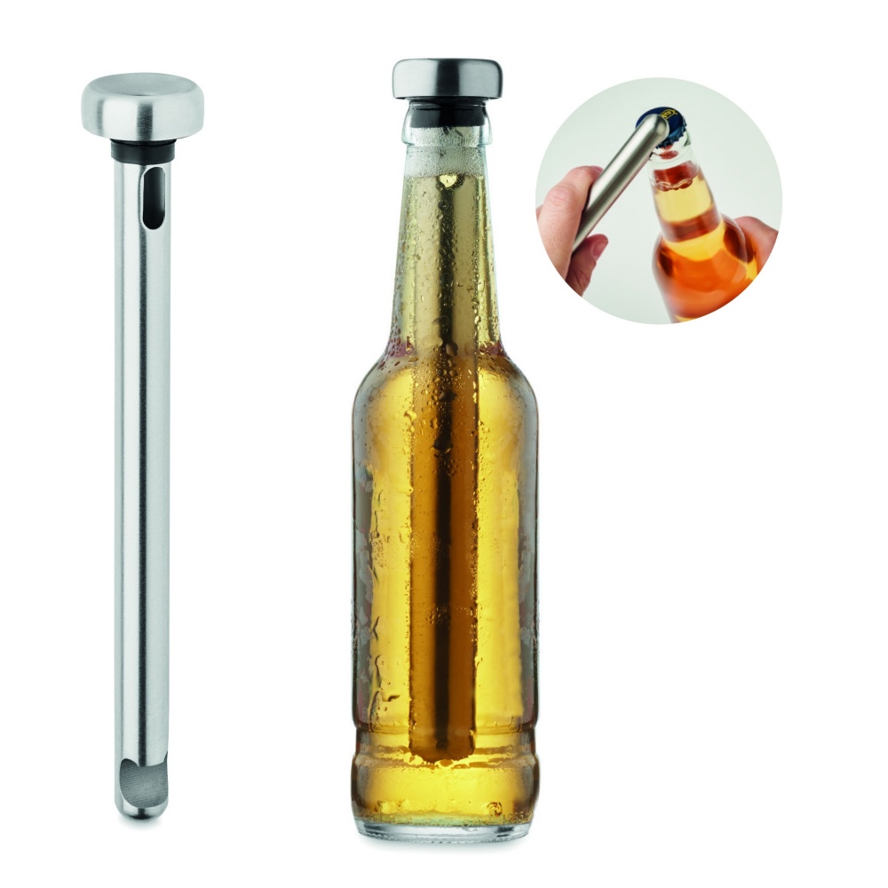 Logo trade promotional items picture of: Bottle opener chiller stick