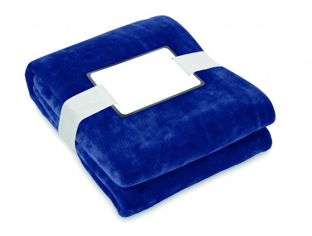 Logo trade advertising product photo of: RPET fleece blanket 280 gr/m²
